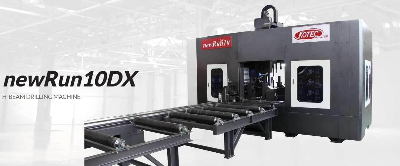 Kotec newRun10DX CNC beam drilling line