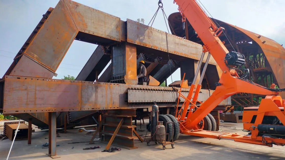 Crusher and screening building, North Mara gold mine, Tanzania