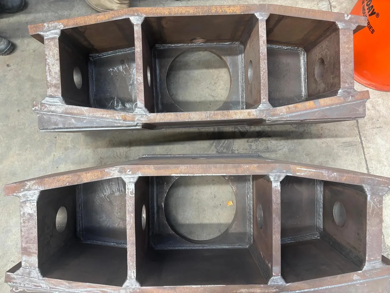 Pylon anchor boxes, Mumbai-Pune Missing Link cable-stayed bridge