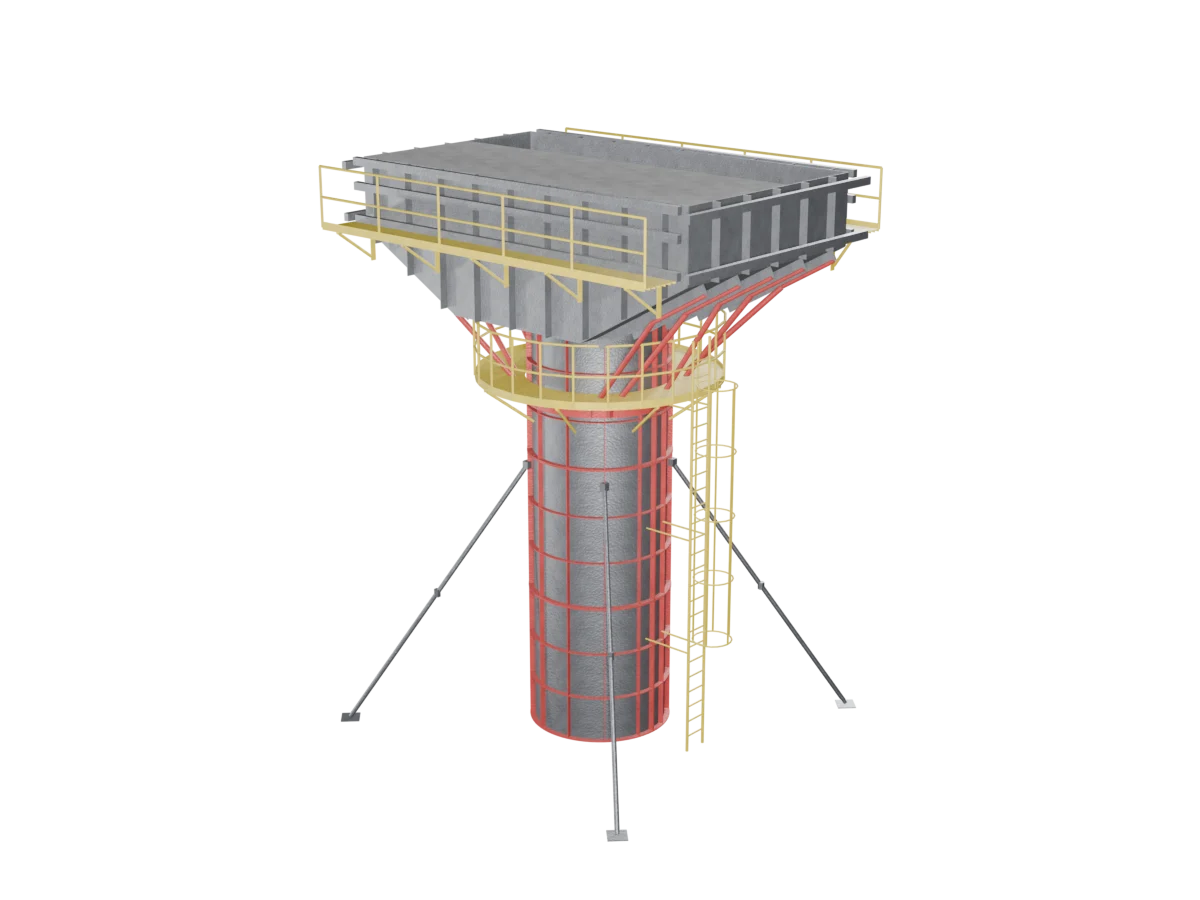 3D model of Cast In-Situ Moulds
