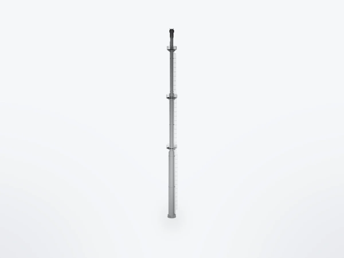3D model of Elevated Flare Stacks
