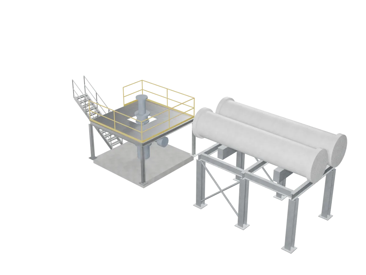 Geothermal Wellhead Platforms & Exchanger Supports