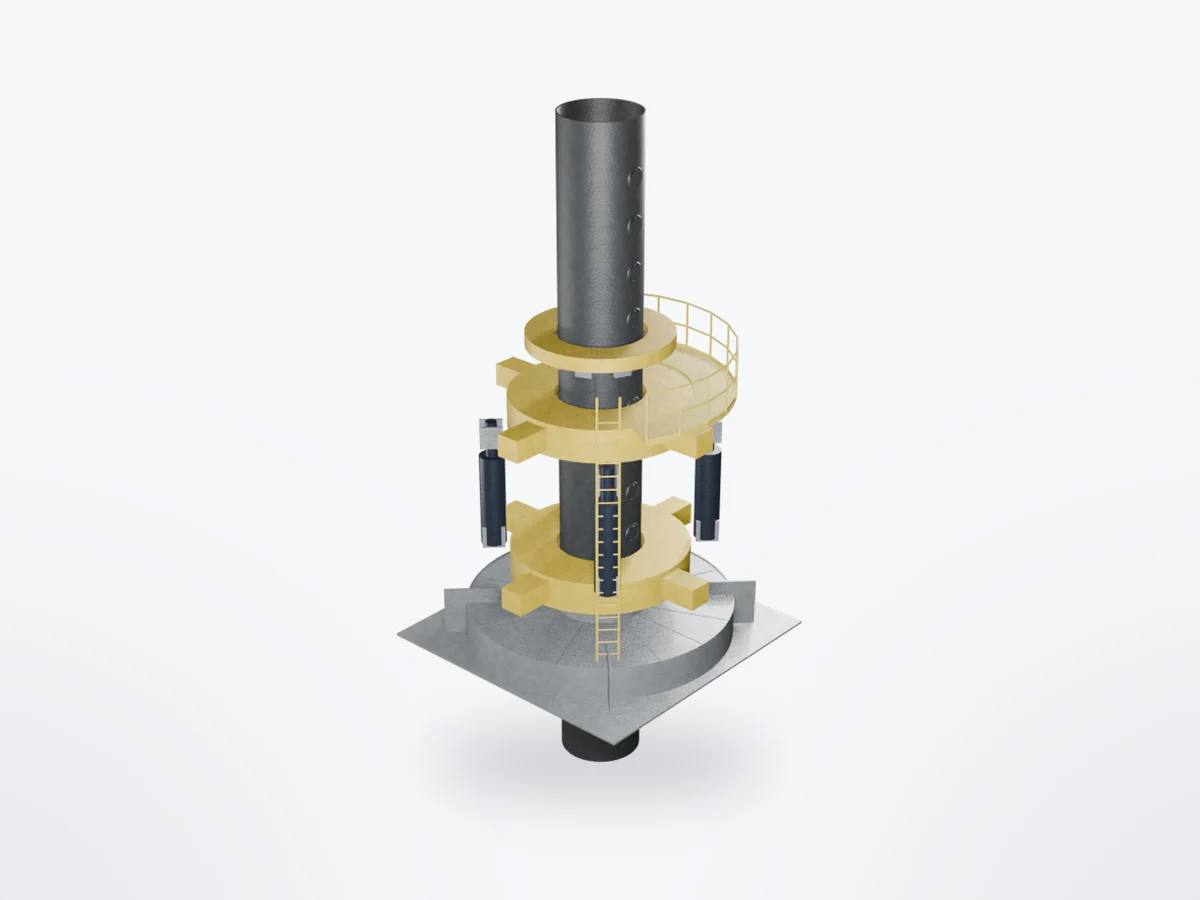 Hydraulic Jacking Units, 3D model