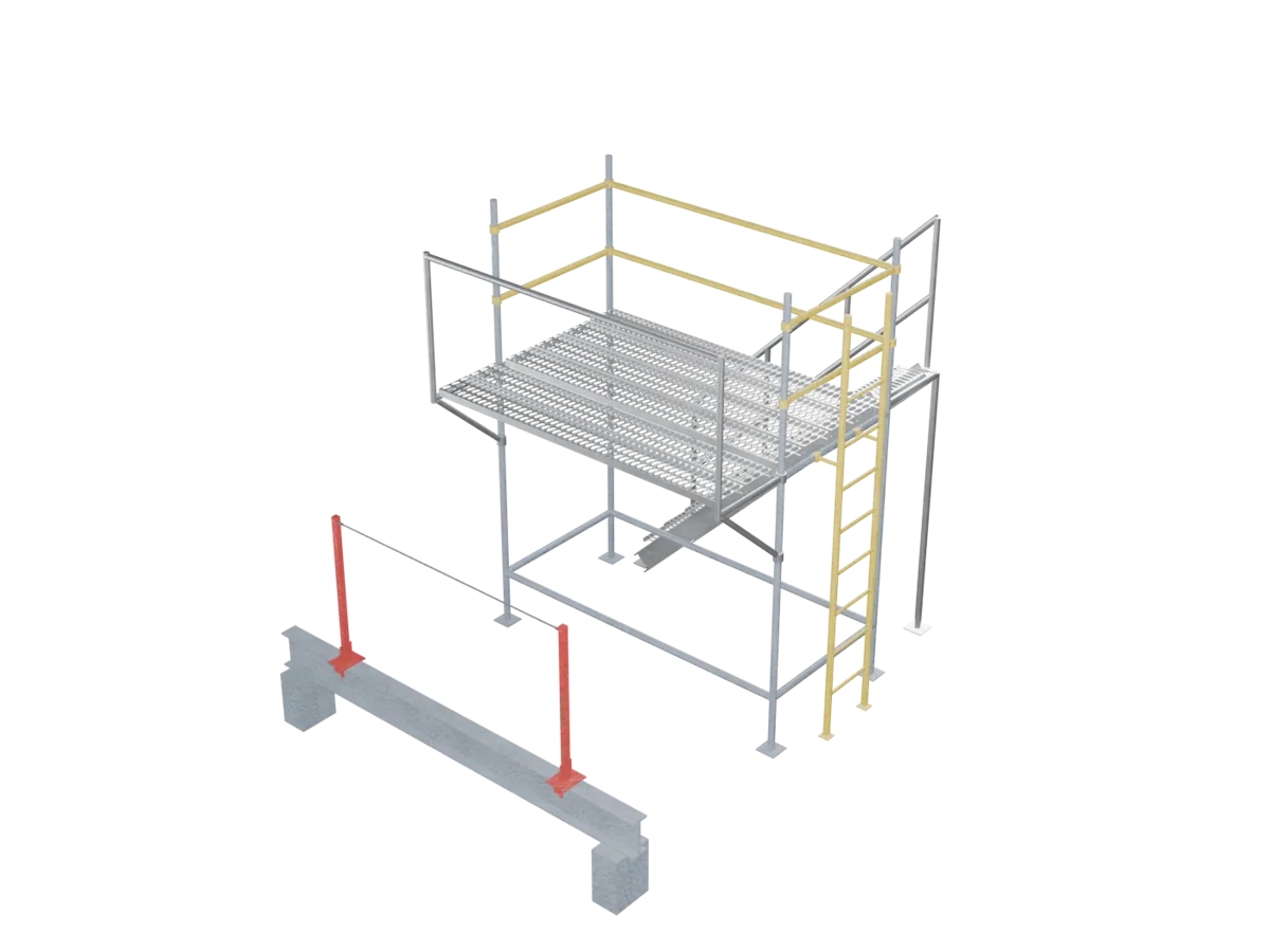 3D model of Scaffolding Components